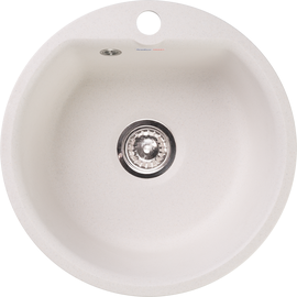  GRANFEST SMART МОЙКА МРАМОР (БЕЛЫЙ) GF-SM 