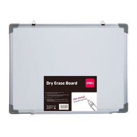  Демонстрационная доска Deli E39037A магнитно-маркерная лак 120x180см алюм рама белый 