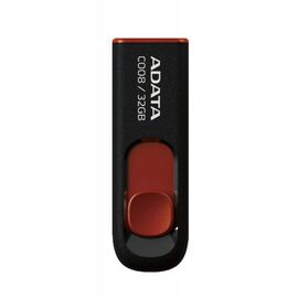  USB-флешка 32GB USB 2.0 A-DATA Black/Red AC008-32G-RKD 