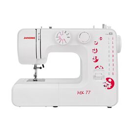  Швейная машина Janome MX 77 (MX 77), электромеханическое управление, качающийся челнок, количесство операций: 15 