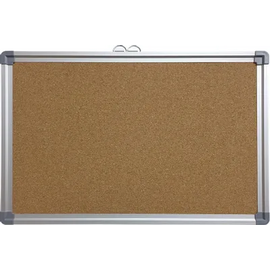  Доска пробковая Buro 60x90см алюминиевая рама 