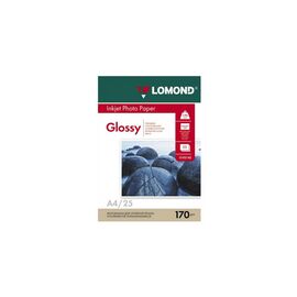  Бумага Lomond 102143 A4/170г/м2/25л./белый глянцевое для струйной печати 
