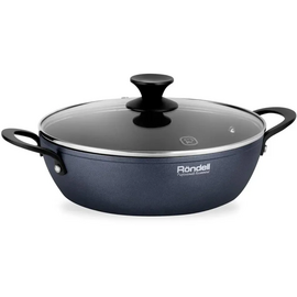  Сотейник Rondell Evolution-R RDA-799 графитовый с крышкой 