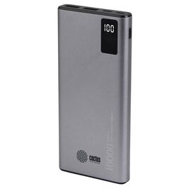  Power Bank Cactus CS-PBFSLT-10000, 10000мAч серый 