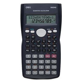  Калькулятор научный Deli ED82MS темно-синий 10+2-разр. 