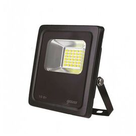  Прожектор Gauss 613100310 LED 10W 700lm IP65 6500К черный 1/60 