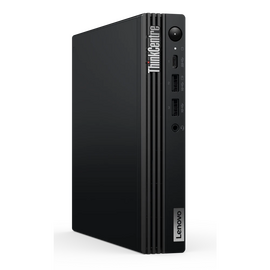  Неттоп Lenovo ThinkCentre Tiny M70q-5 slim (12TD0041UM) i7 14700T (1.3) 16Gb SSD512Gb UHDG 770 W11P GbitEth WiFi BT 135W kb мышь клавиатура черный 