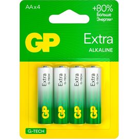  Батарея GP Extra Alkaline 15AXA21-2CRSBC4 AA (4шт) блистер 