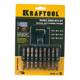  Набор бит Kraftool 26060-H10 (9пред.) для шуруповертов/дрелей 