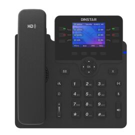  Телефон IP Dinstar C63GP черный 