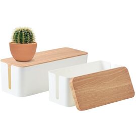  Органайзер Cactus CS-BOX-WH для проводов 