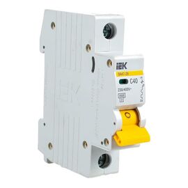  Выключатель IEK ВА47-29 (MVA20-1-040-C) автоматический 40A тип C 4.5kA 1П 230/400В 1мод белый (упак. 1шт) 