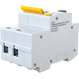  Выключатель автоматический дифференциального тока IEK АД-12М ИЭК MAD12-2-016-C-030 2п 3модуля C 16A 30mA тип A 4.5kA 